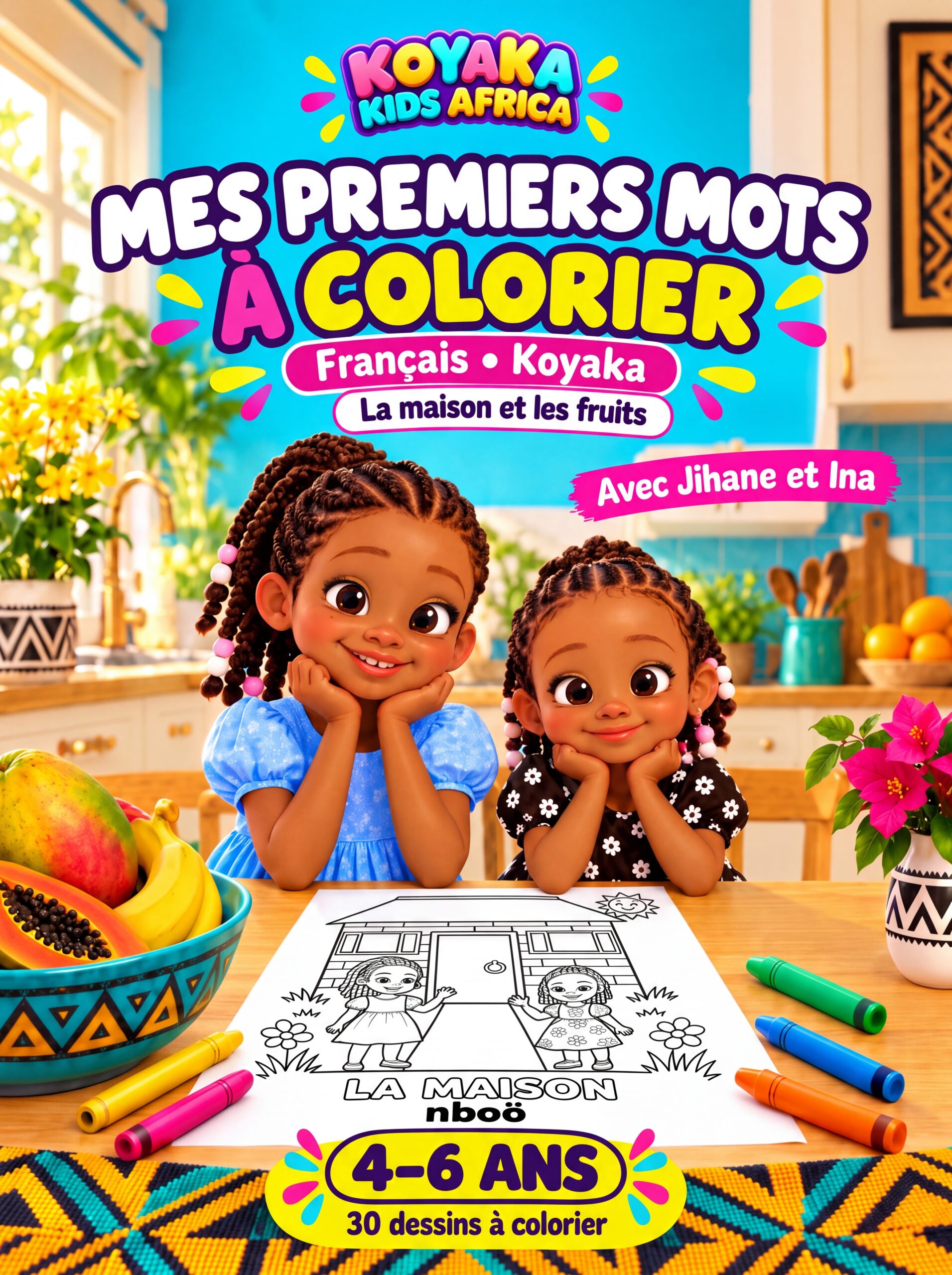 couverture livre-mes-premiers coloriages koyakakidsafrica